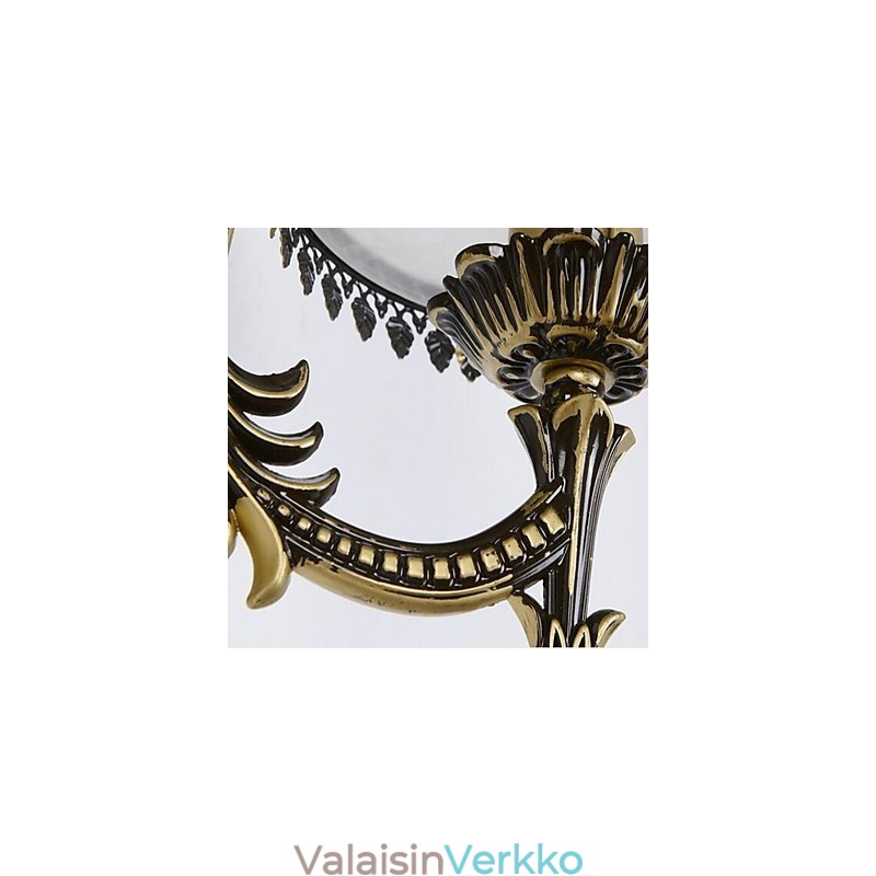 Vintage sähköpinnoitettu ominaisuus alasvalaisin seinävalaisin