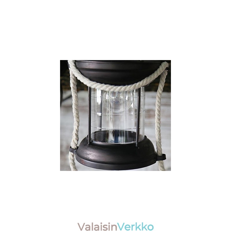 Vintage-muissa on alasvalaisimet seinävalaisimet