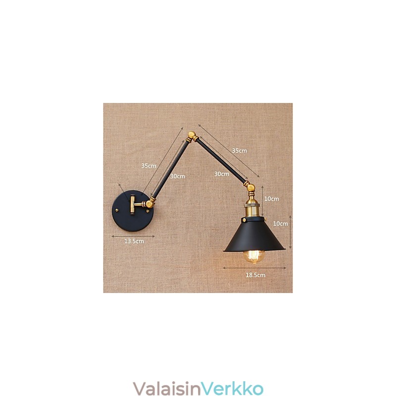 Vintage Country Galvanoitu ominaisuus mini-tyyliselle kääntövarrelle tarkoitetuille silmäsuojauksille alasvalaisimille