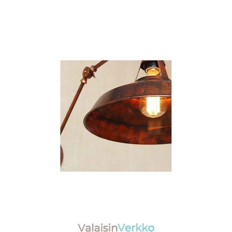 Pitkä varsi Puoliruosteinen Industrial Retro Nostalgic sisäänvedettävä taitettava seinävalaisin
