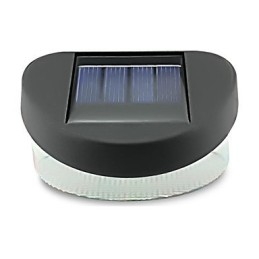 Valkoinen valo Solar Light Polku Seinä Maisema Mount Puutarha Aidan valo