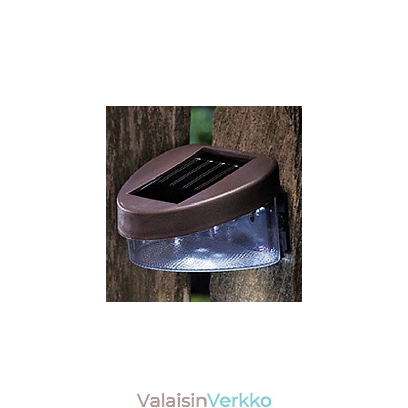 Valkoinen valo Solar Light Polku Seinä Maisema Mount Puutarha Aidan valo