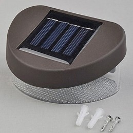 Valkoinen valo Solar Light Polku Seinä Maisema Mount Puutarha Aidan valo