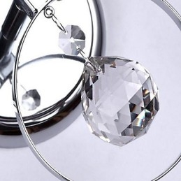 Crystal Modern Contemporary Galvanoitu ominaisuus Uplight Seinävalaisin Seinävalaisin