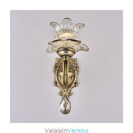 Rustic Lodge Brass -ominaisuus mini-tyyliselle seinävalaisimille