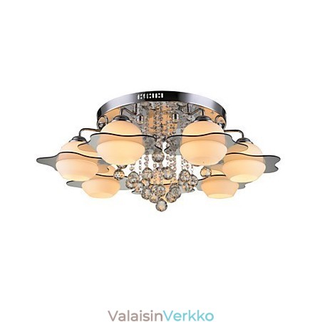 Kaukosäädin 7 valoa ja Blue Redss Modern kattovalaisin uppoasennus Kaukosäädin 7 valoa ja Blue Redss Modern kattovalaisin uppoasennus