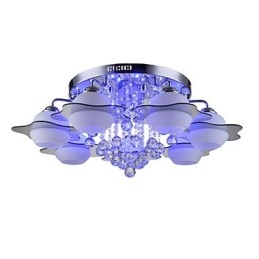 Kaukosäädin 7 valoa ja Blue Redss Modern kattovalaisin uppoasennus