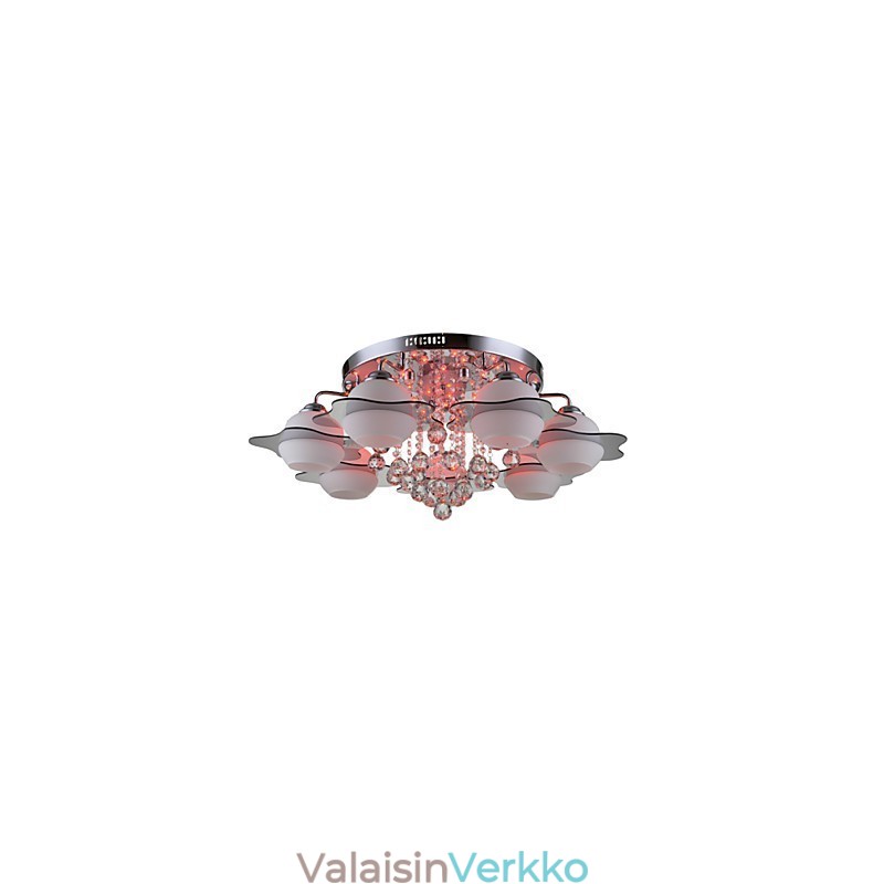 Kaukosäädin 7 valoa ja Blue Redss Modern kattovalaisin uppoasennus