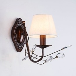 Rustic Lodge Country Galvanoitu ominaisuus minityylisille Ambient Light -seinävalaisimille