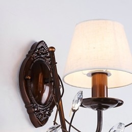 Rustic Lodge Country Galvanoitu ominaisuus minityylisille Ambient Light -seinävalaisimille