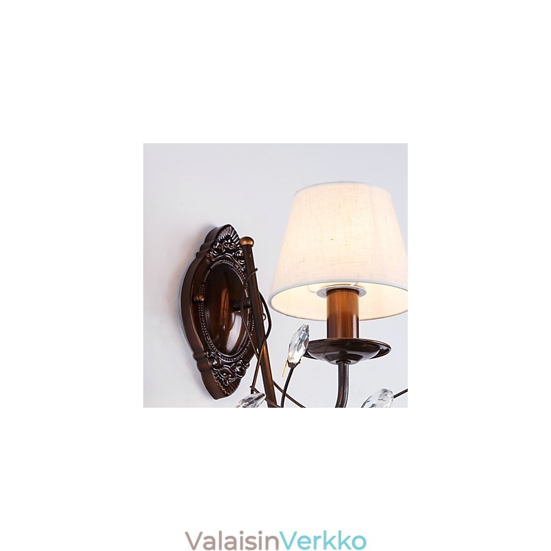 Rustic Lodge Country Galvanoitu ominaisuus minityylisille Ambient Light -seinävalaisimille