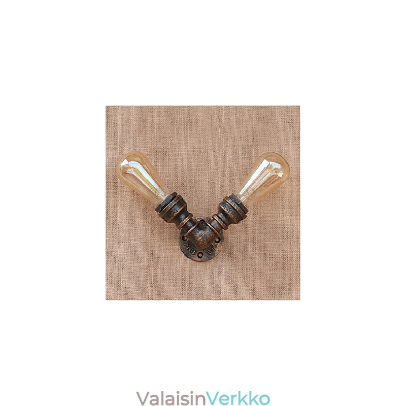 Nostalgia Yksinkertainen vesiputki koristeellinen pieni seinävalaisin seinävalaisin