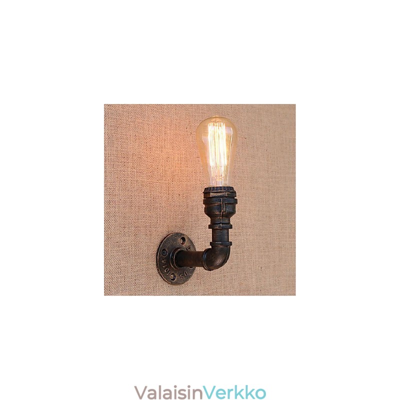 Nostalgia Yksinkertainen vesiputki koristeellinen pieni seinävalaisin seinävalaisin