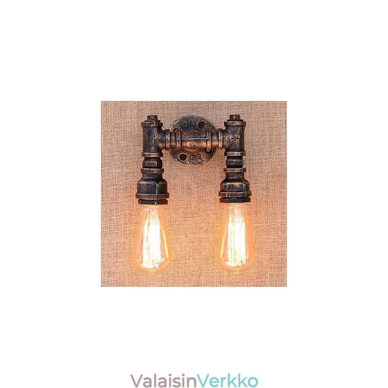Nostalgia yksinkertainen vesiputki koristeellinen pieni seinävalaisin seinävalaisin