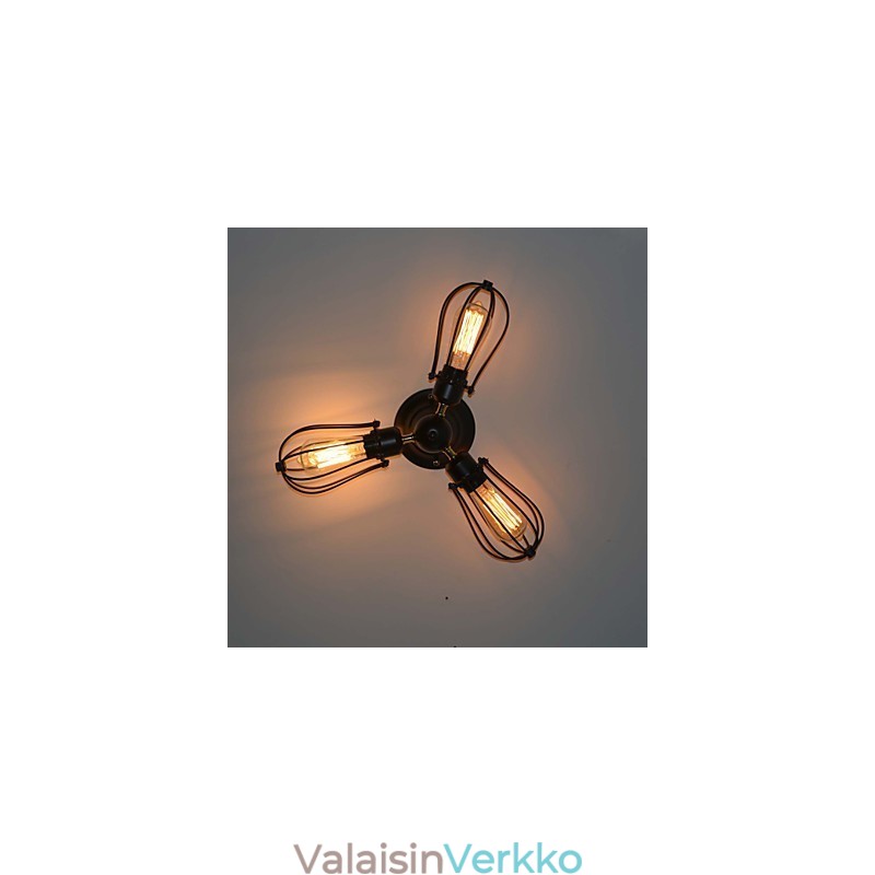 Perinteinen klassinen vintage mini-tyylinen maalaus metalliin uppoteline