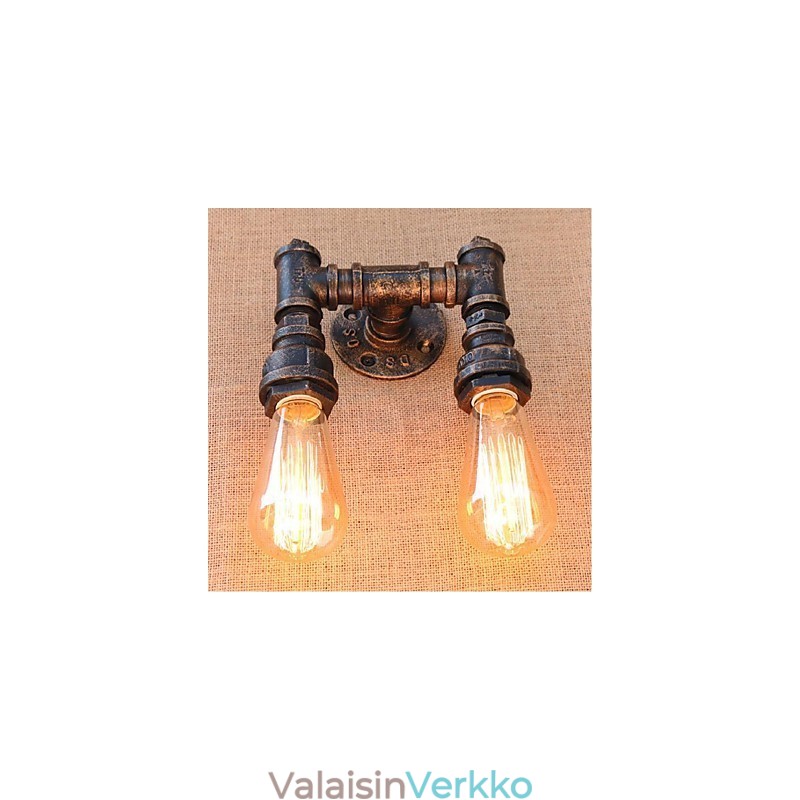 Nostalgia yksinkertainen vesiputki koristeellinen pieni seinävalaisin seinävalaisin