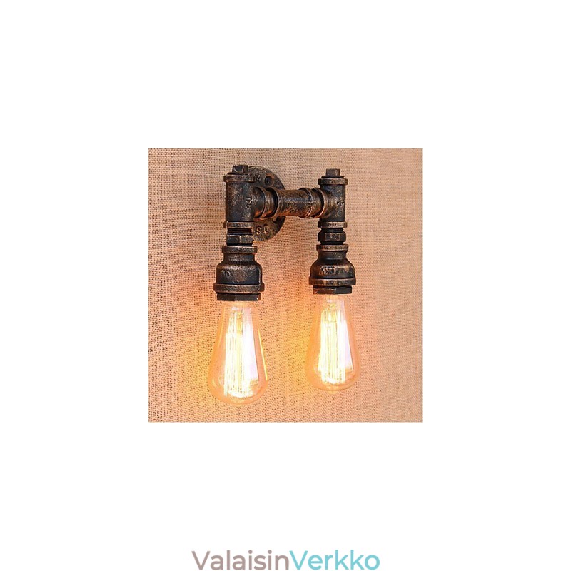 Nostalgia yksinkertainen vesiputki koristeellinen pieni seinävalaisin seinävalaisin