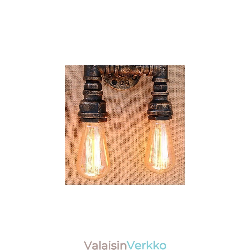Nostalgia yksinkertainen vesiputki koristeellinen pieni seinävalaisin seinävalaisin