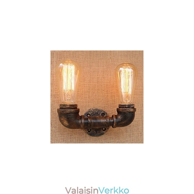 Nostalgia Yksinkertainen vesiputki koristeellinen pieni seinävalaisin seinävalaisin