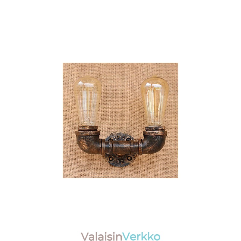 Nostalgia Yksinkertainen vesiputki koristeellinen pieni seinävalaisin seinävalaisin