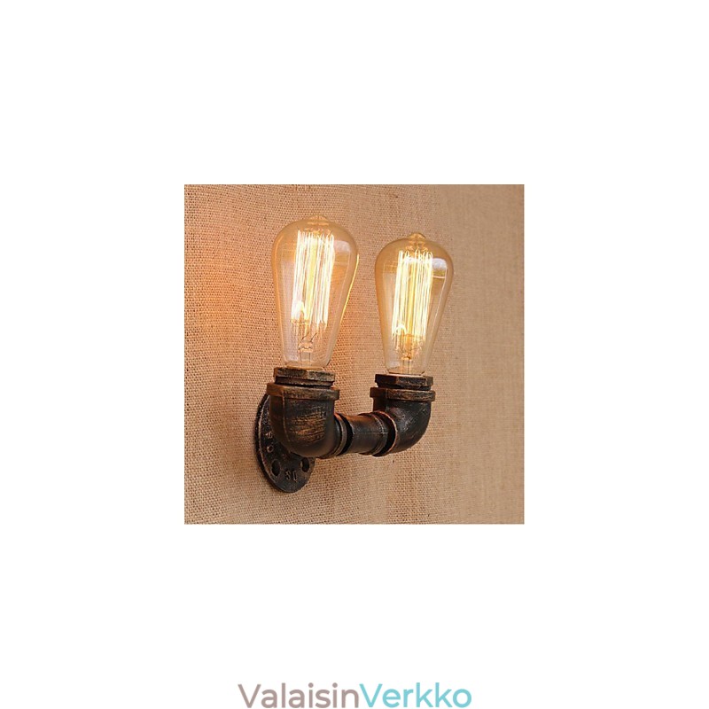 Nostalgia Yksinkertainen vesiputki koristeellinen pieni seinävalaisin seinävalaisin