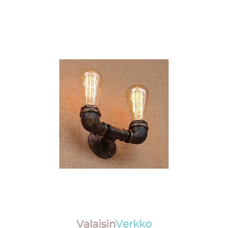 Nostalgia Yksinkertainen vesiputki koristeellinen pieni seinävalaisin seinävalaisin