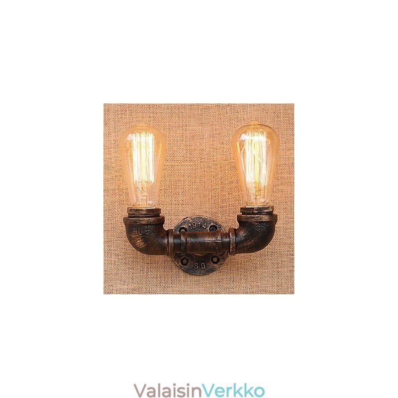 Nostalgia Yksinkertainen vesiputki koristeellinen pieni seinävalaisin seinävalaisin