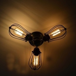 Perinteinen klassinen vintage mini-tyylinen maalaus metalliin uppoteline