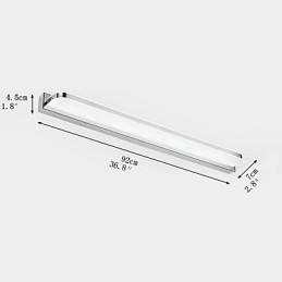 Minityylinen kylpyhuonevalaistus Moderni nykyaikainen metalli