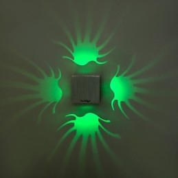 Moderni ja nykyaikainen sähköpinnoitettu ominaisuus ympäristövalaistuksiin Wall LightV