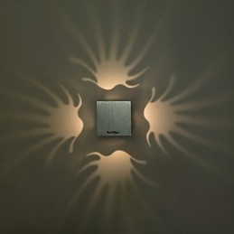 Moderni ja nykyaikainen sähköpinnoitettu ominaisuus ympäristövalaistuksiin Wall LightV