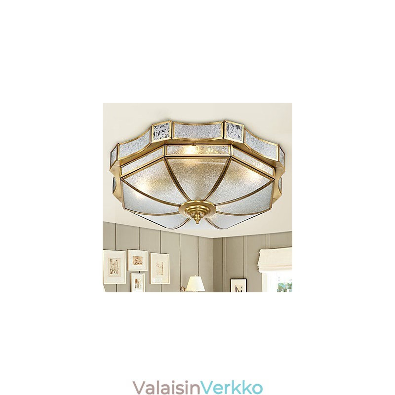 Moderni nykyaikainen koristeellinen design kupari kattovalaisinperhe