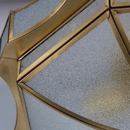 Moderni nykyaikainen koristeellinen design kupari kattovalaisinperhe