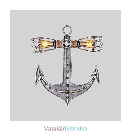 Vintage Industrial Wall Lights Puuveneen ankkuri Muoto Luova Ravintola Kahvila Baari Sisustusvalaistus Vintage Industrial Wall Lights Puuveneen ankkuri Muoto Luova Ravintola Kahvila Baari Sisustusvalaistus