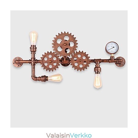 Vintage Industrial Pipe Seinävalot Puiset Helm Muoto Luovat Käännettävät Valot Ravintola Kahvila Baari Sisustusvalaistus Vintage Industrial Pipe Seinävalot Puiset Helm Muoto Luovat Käännettävät Valot Ravintola Kahvila Baari Sisustusvalaistus