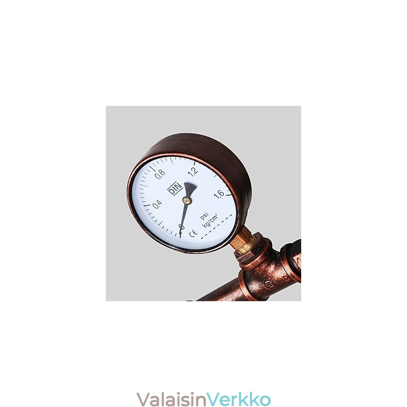 Vintage Industrial Pipe Seinävalot Puiset Helm Muoto Luovat Käännettävät Valot Ravintola Kahvila Baari Sisustusvalaistus