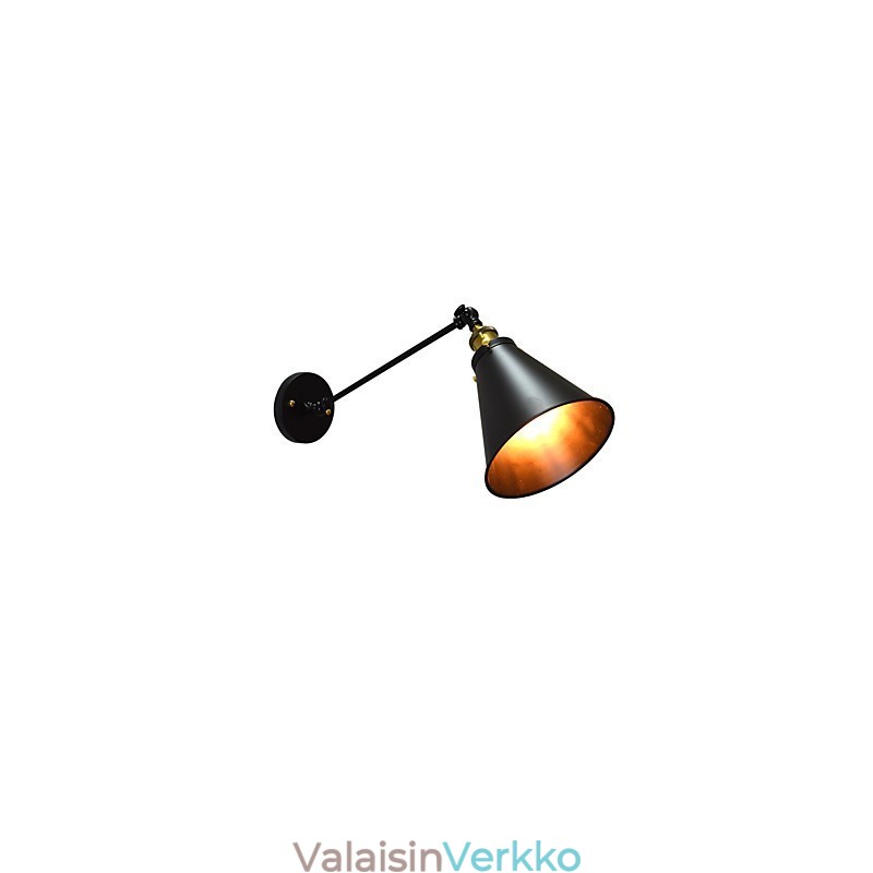 Buzz Paint yksiseinäinen rauta-seinälamppu Dumb Black Lightsaber -lamppu seinälle