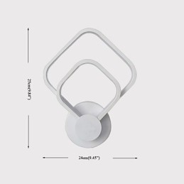 Integroitu moderni nykyaikainen maalausominaisuus Ambient Light -seinävalaisimille