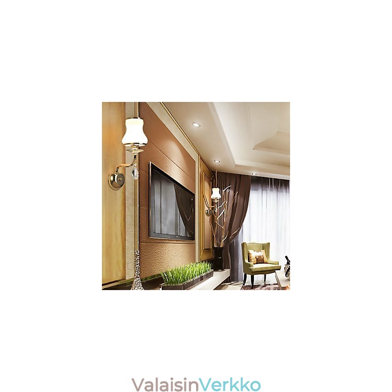 Moderni nykyaikainen galvanoitu ominaisuus Crystal Ambient Light -seinävalaisimiin