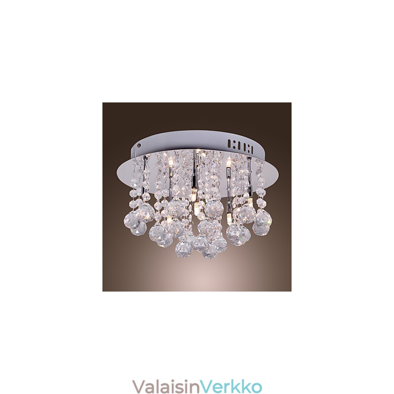 Moderni nykyaikainen Crystal Chrome -tasoteline