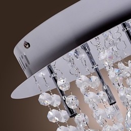 Moderni nykyaikainen Crystal Chrome -tasoteline