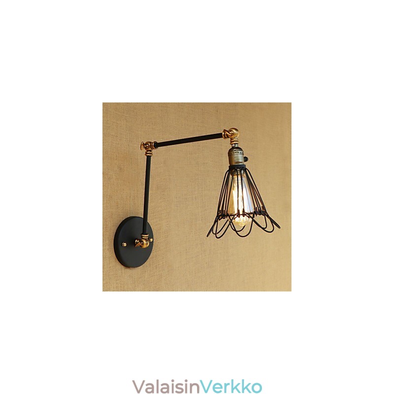 Rustic Lodge Country Retro Painting -ominaisuus minityyliselle keinuvarrelle Ambient Light Swingille