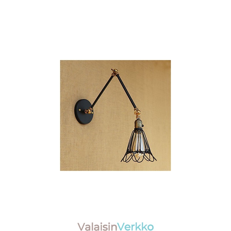 Rustic Lodge Country Retro Painting -ominaisuus minityyliselle keinuvarrelle Ambient Light Swingille