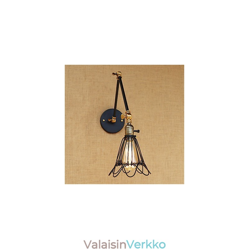 Rustic Lodge Country Retro Painting -ominaisuus minityyliselle keinuvarrelle Ambient Light Swingille