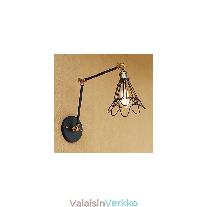Rustic Lodge Country Retro Painting -ominaisuus minityyliselle keinuvarrelle Ambient Light Swingille
