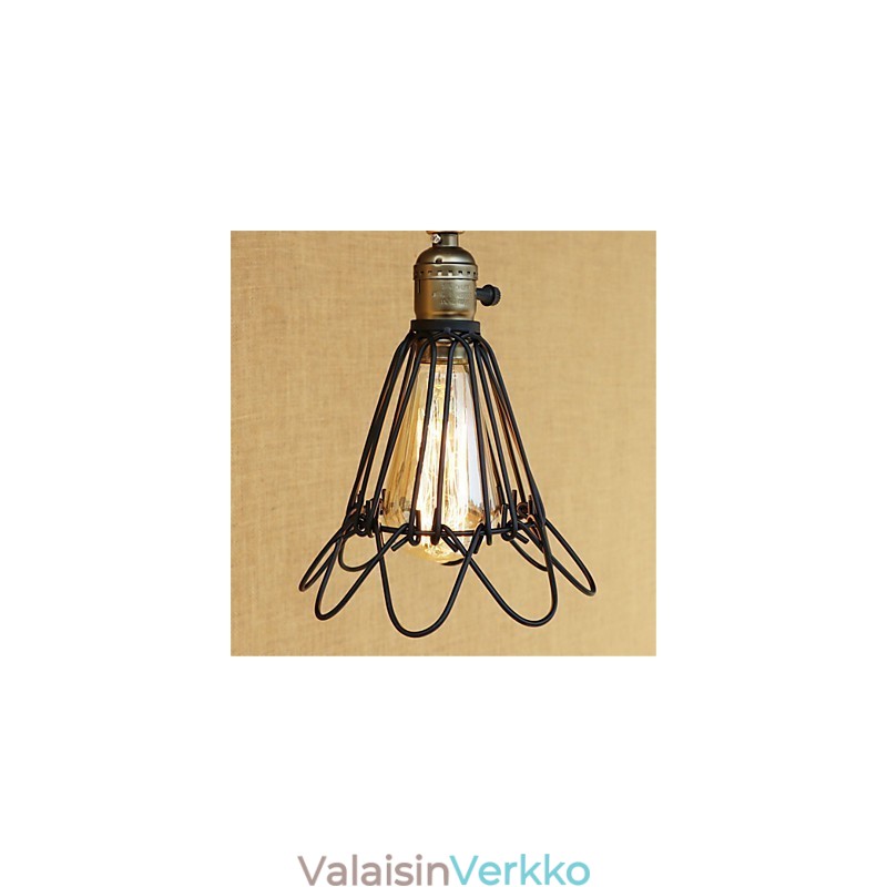 Rustic Lodge Country Retro Painting -ominaisuus minityyliselle keinuvarrelle Ambient Light Swingille
