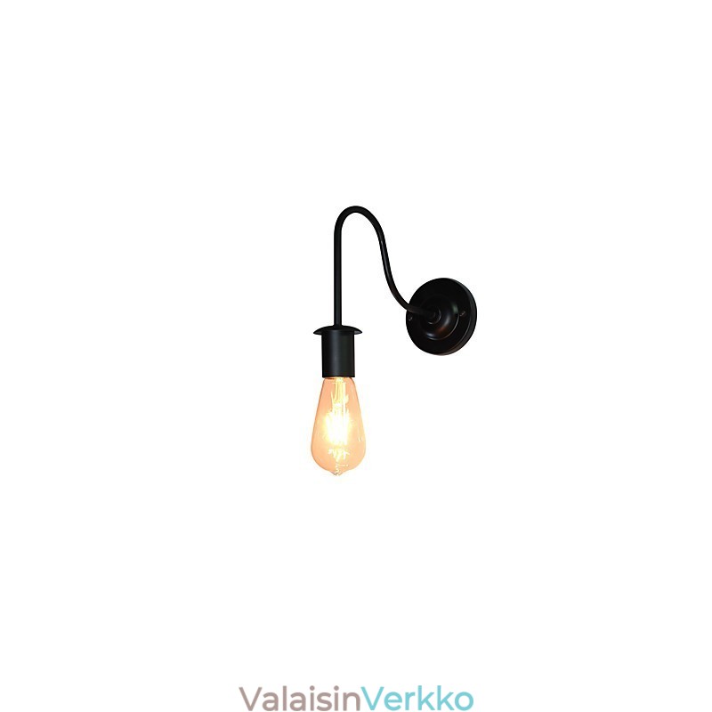 Seinävalaisimet Seinärauta Seinävalaisin Tyhmä Musta Valosapeli Seinälamppu