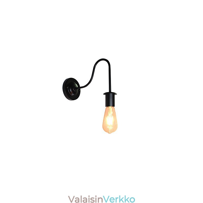 Seinävalaisimet Seinärauta Seinävalaisin Tyhmä Musta Valosapeli Seinälamppu