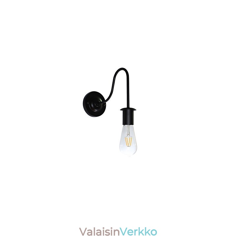Seinävalaisimet Seinärauta Seinävalaisin Tyhmä Musta Valosapeli Seinälamppu