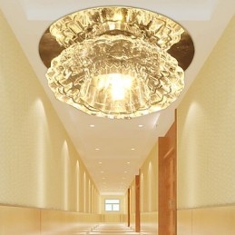 3W energiaa säästävä moderni kattovalo Crystal Ceiling Light Down -lamppu Lamppu